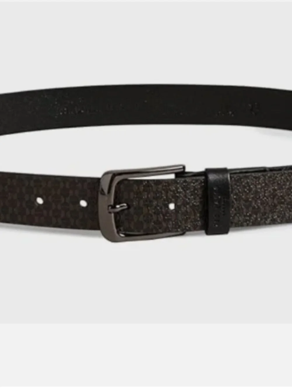 Ted Baker Conaby Bovine leather men's belt black & brown SZ-32 NEW